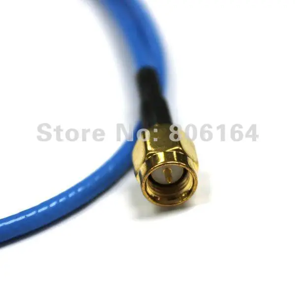 

SMA male to SMA male connector with 50 cm high quality blue RG316 cable free shipping