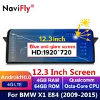 Автомобильный мультимедийный проигрыватель, dvd-радио, GPS-навигация, Android 10, для BMW X1 E84, 12,3, 2009, 2010, 2012, 2013, 2014, 2015, поддержка iDrive SWC