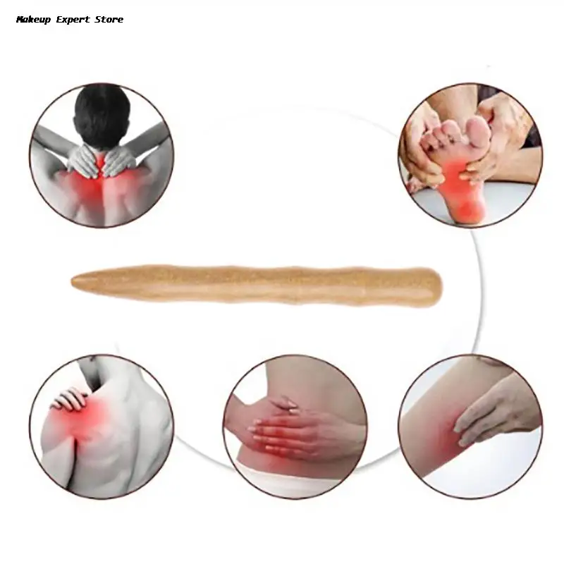 Houten Spa Voet Body Massage Stick Verlichten Spierpijn Ontspannen Tool cervical spine massage | Красота и здоровье