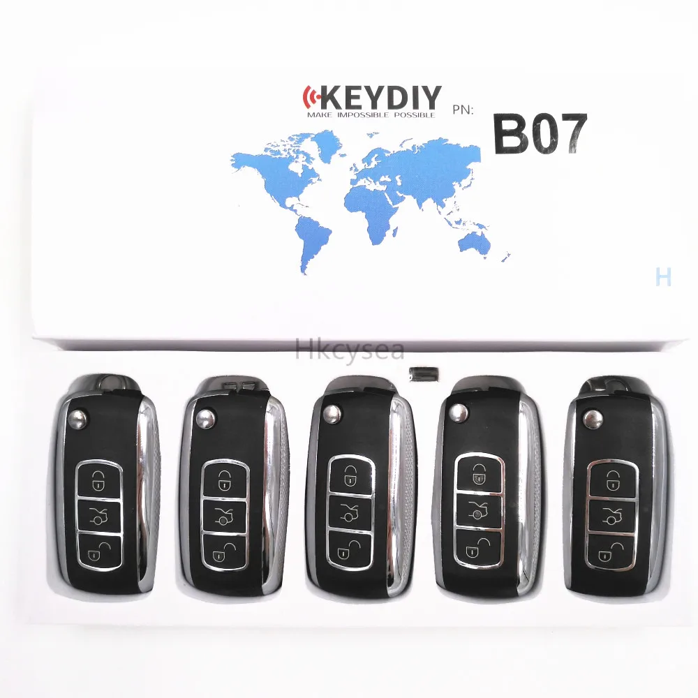 5 шт. B13 B07 KEYDIY B Series 3 кнопочный дистанционный ключ для KD900 URG200 KD X2 Mini генератор