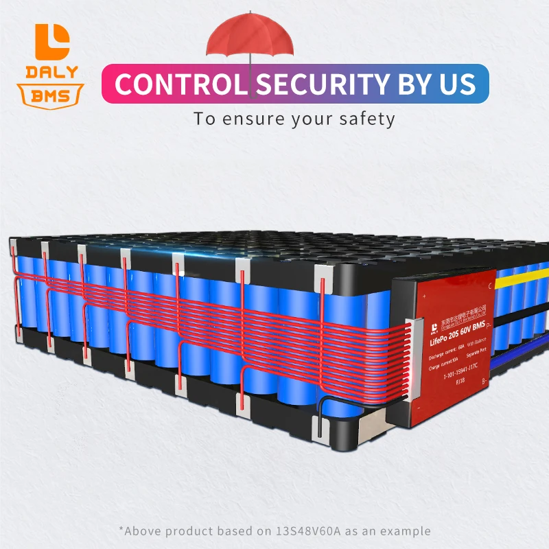 

18650 Battery bms 20S 30A 40A 60A 150A 3.2V lifepo4 bms for lithium battery For Rechargeable Lithium With Separate Port balance
