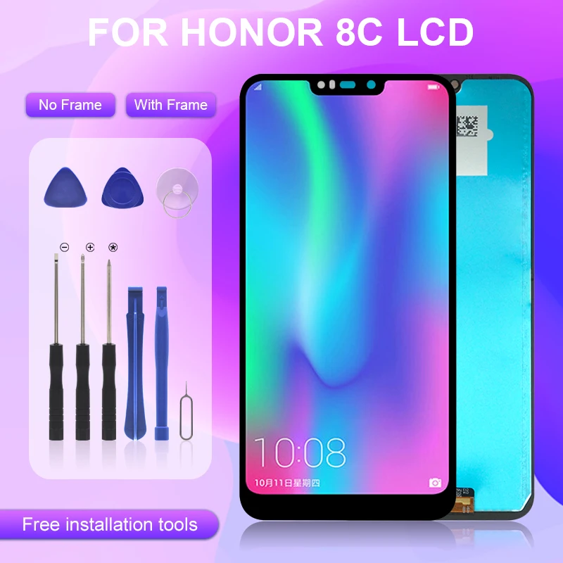 Catteny 6 26 дюймов Lcd запасные части для Huawei Honor 8C ЖК дисплей с сенсорным экраном