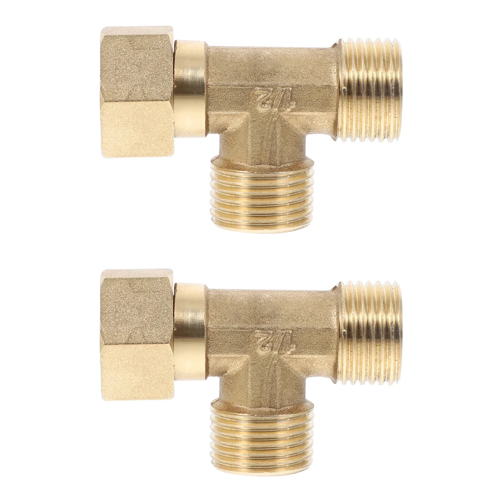 

2pcs 90 Degree Brass Elbow Water Pipe Fitting Copper Inner Thread Connector