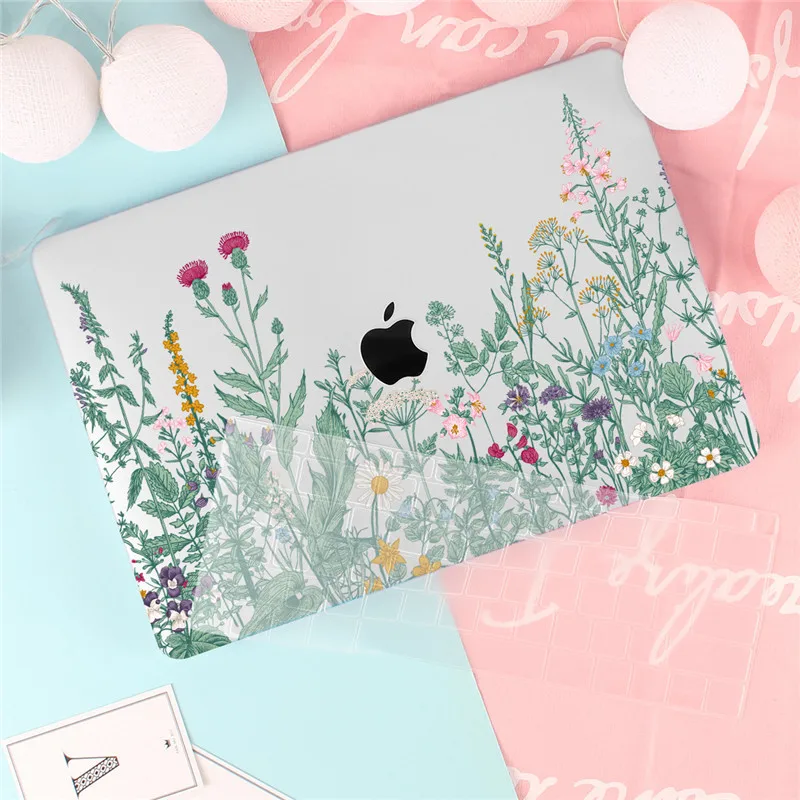Чехол для ноутбука MacBook Air 13 11 Pro 13 15 retina A1502 Touch Bar mac book 12 13 1" A1708 A2159 A1989 жесткий чехол