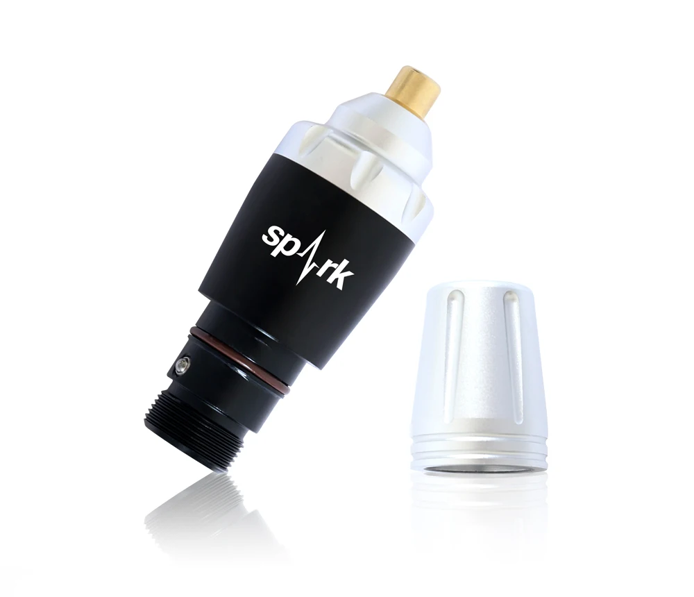 SPARK короткий параграф Татуировка ручка роторная Татуировка пистолет машина Черная точность RCA двигатель тату машина PenTattooist боди-арт макияж