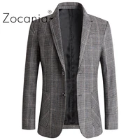 plaid mens jacket korean fashion suit male slim fit mens clothing male blazer classic mens blazer terno masculino casamento