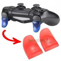 extremerate 2 pairs red blue l2 r2 buttons trigger extenders game improvement adjusters for ps4 pro slim controller