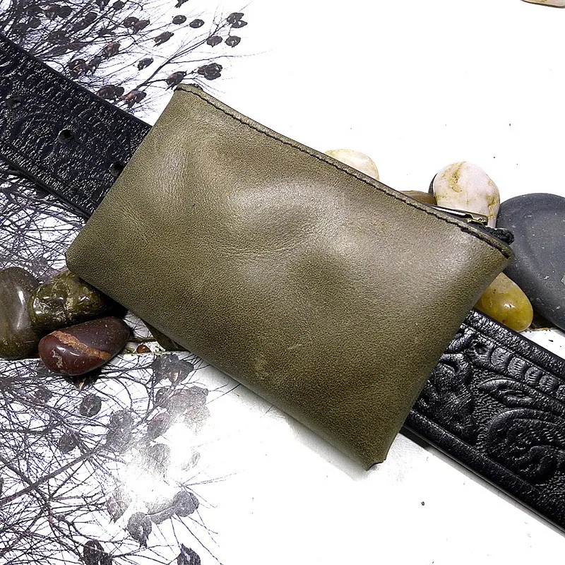 Blongk на Молнии Поясная Сумка кожаная сумка пояс Малый держатель кредитной карты