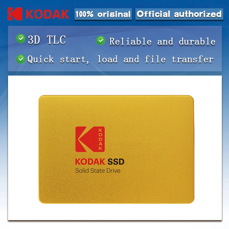 Внутренний твердотельный накопитель Kodak X100 120 ГБ 240 480 960 2 5 дюйма SATA III SSD HDD жесткий