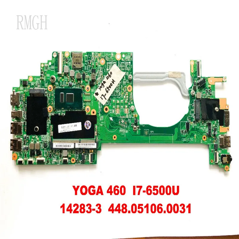 

14283-3 for Lenovo yoga 460 laptop motherboard YOGA 460 I7-6500U 448.05106.0031 FRU 01HY665 tested good free shipping