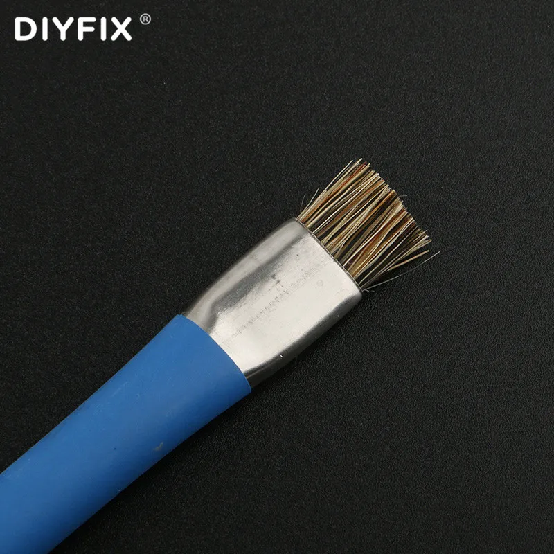 DIYFIX 1 шт. двойная головка жесткая щетка для детской материнской платы IC PCB
