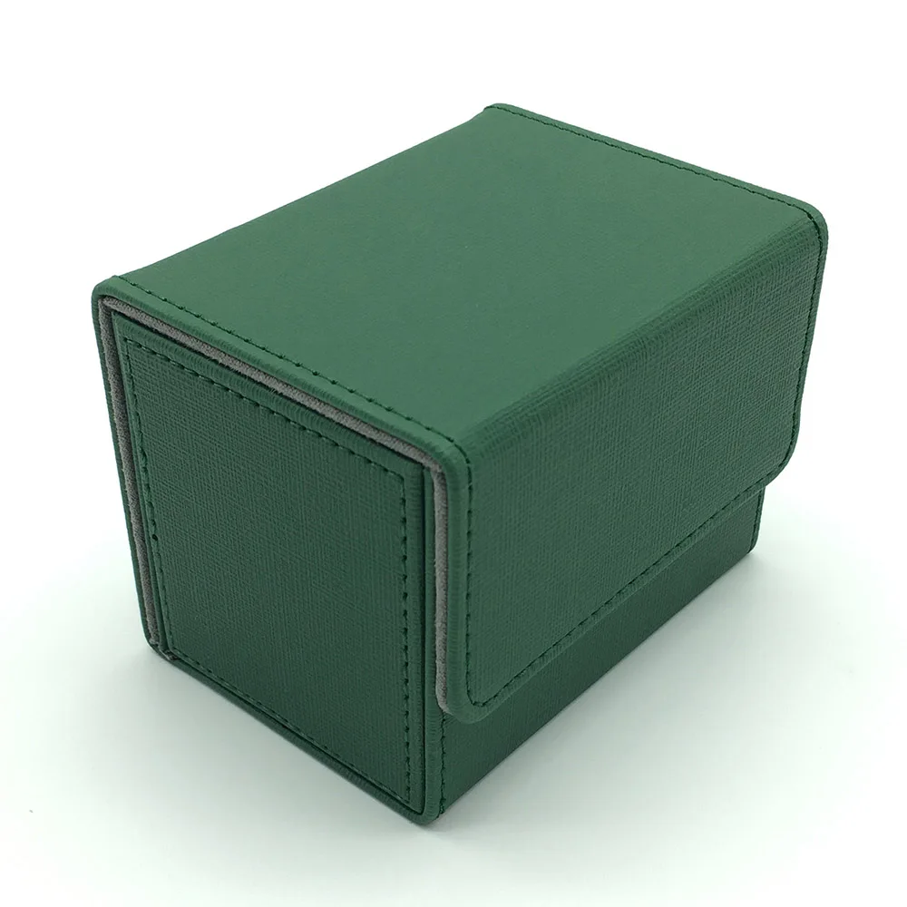 Green Высокое качество маленькая сторона Открыть Магия/Покемон/YuGiOh карты палубная карта коробка: зеленый, красный, черный - Цвет: Green