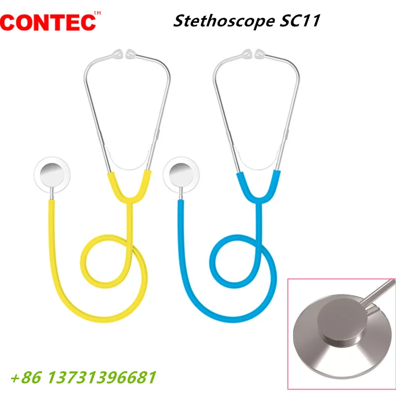 CONTEC SC11 медицинский доктор медсестра с одной головкой стетоскоп сердце легкий