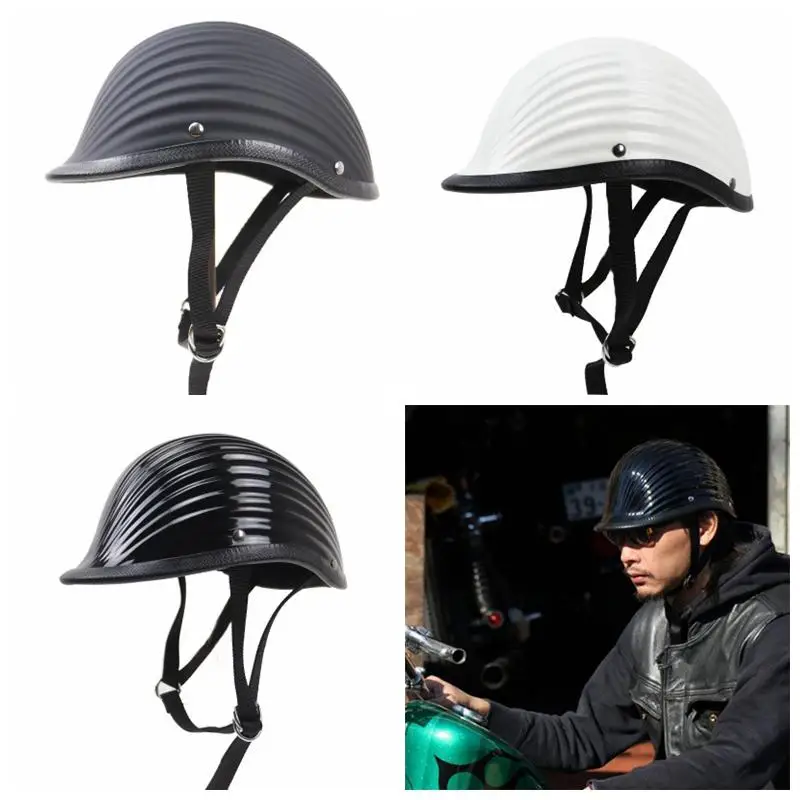 

HiMISS Extremely Light Weight Half Face Motorcycle Fiberglass Helmet