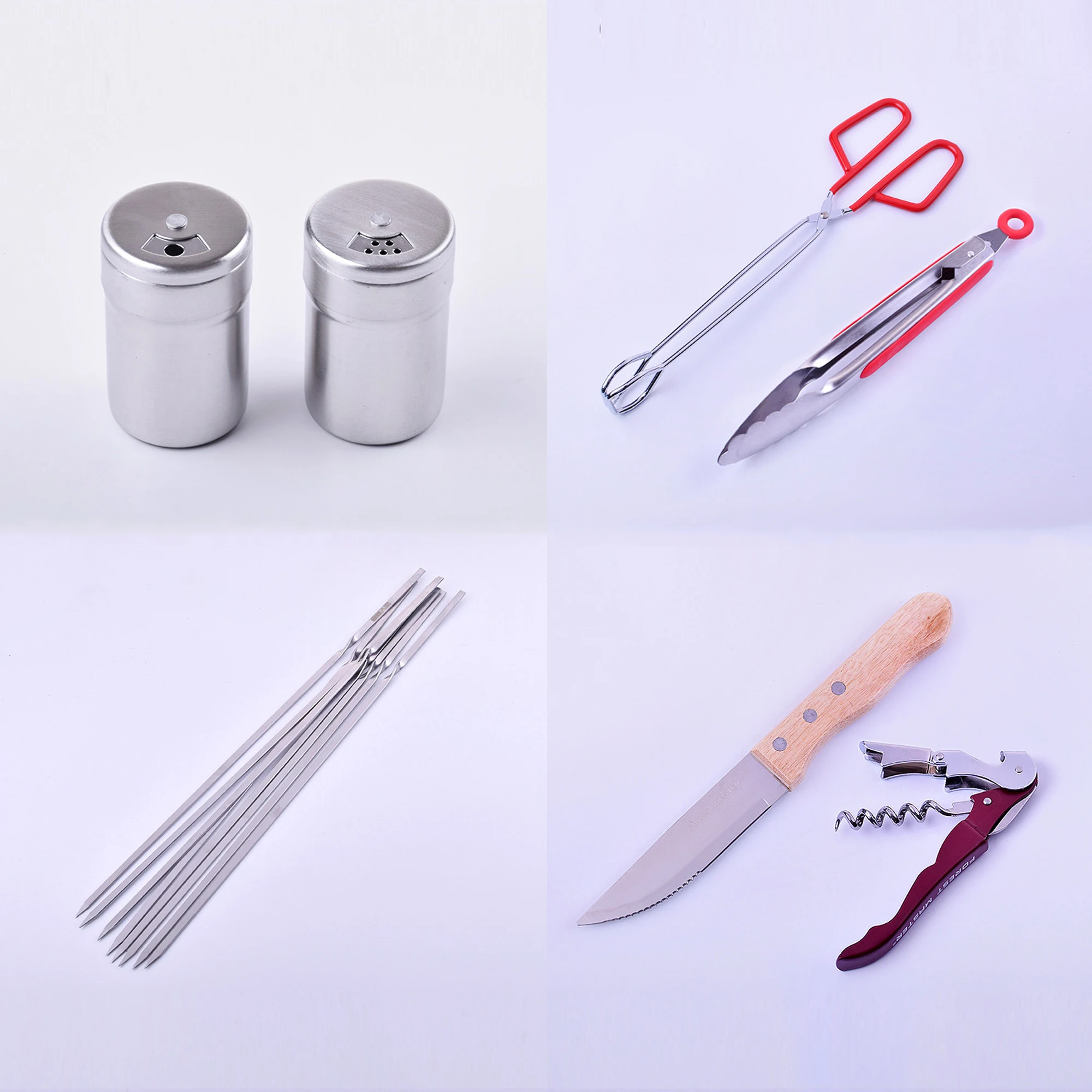 

China Top Selling OEM Utensil Kit Multifunction Portable Outdoor BBQ Barbecue Grill Tool Set 21 Fittings