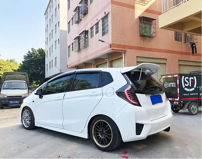 ABS автомобильные задние крылья для багажника модель JDM ДЛЯ Honda JAZZ FIT GK5 2014 2015 2016 2017