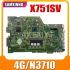 Материнская плата X751SV X751SJ GT920M GT940M GPU 4 Гб ОЗУ N3060 N3150 N3700 для ASUS X751SV X751SJ X751S A751S K751S материнская плата для ноутбука