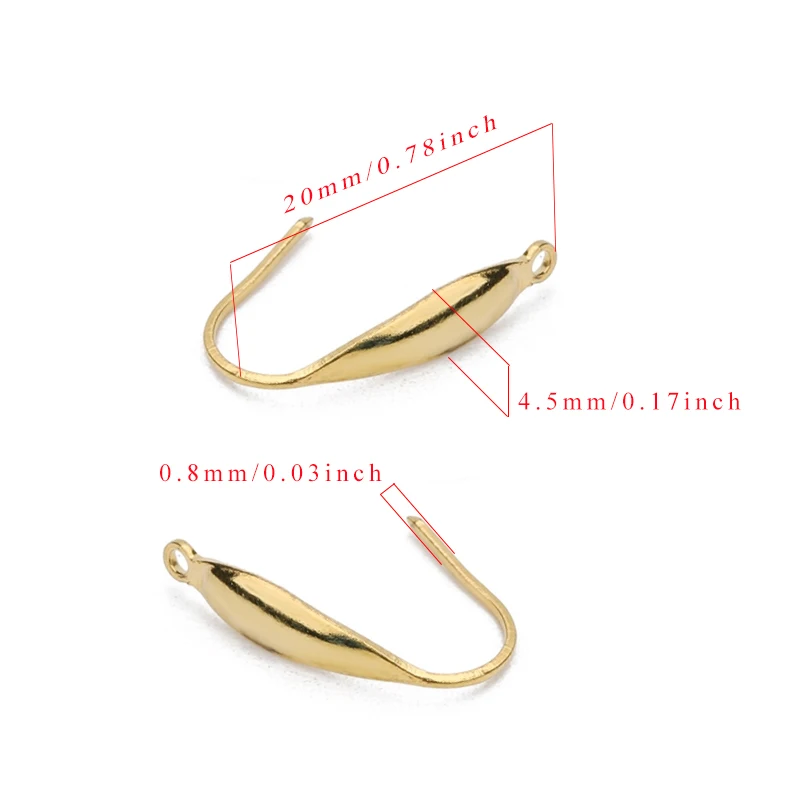 20 шт. крючки для сережек из нержавеющей стали | Украшения и аксессуары