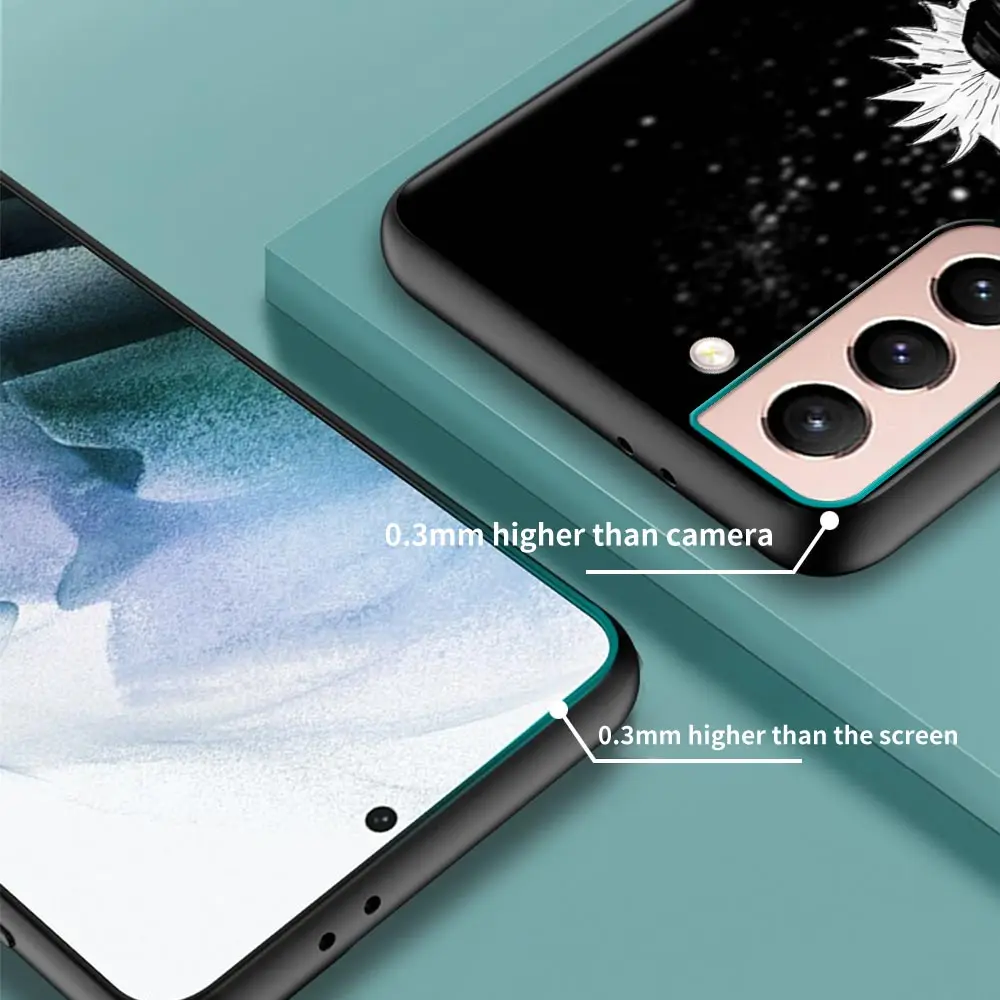 

Cell Phone Case For Samsung S20 FE Galaxy S21 Ultra S10 S9 Plus Lite S10e TPU Cover Soft Capa Black Caso Jujutsu Kaisen Anime