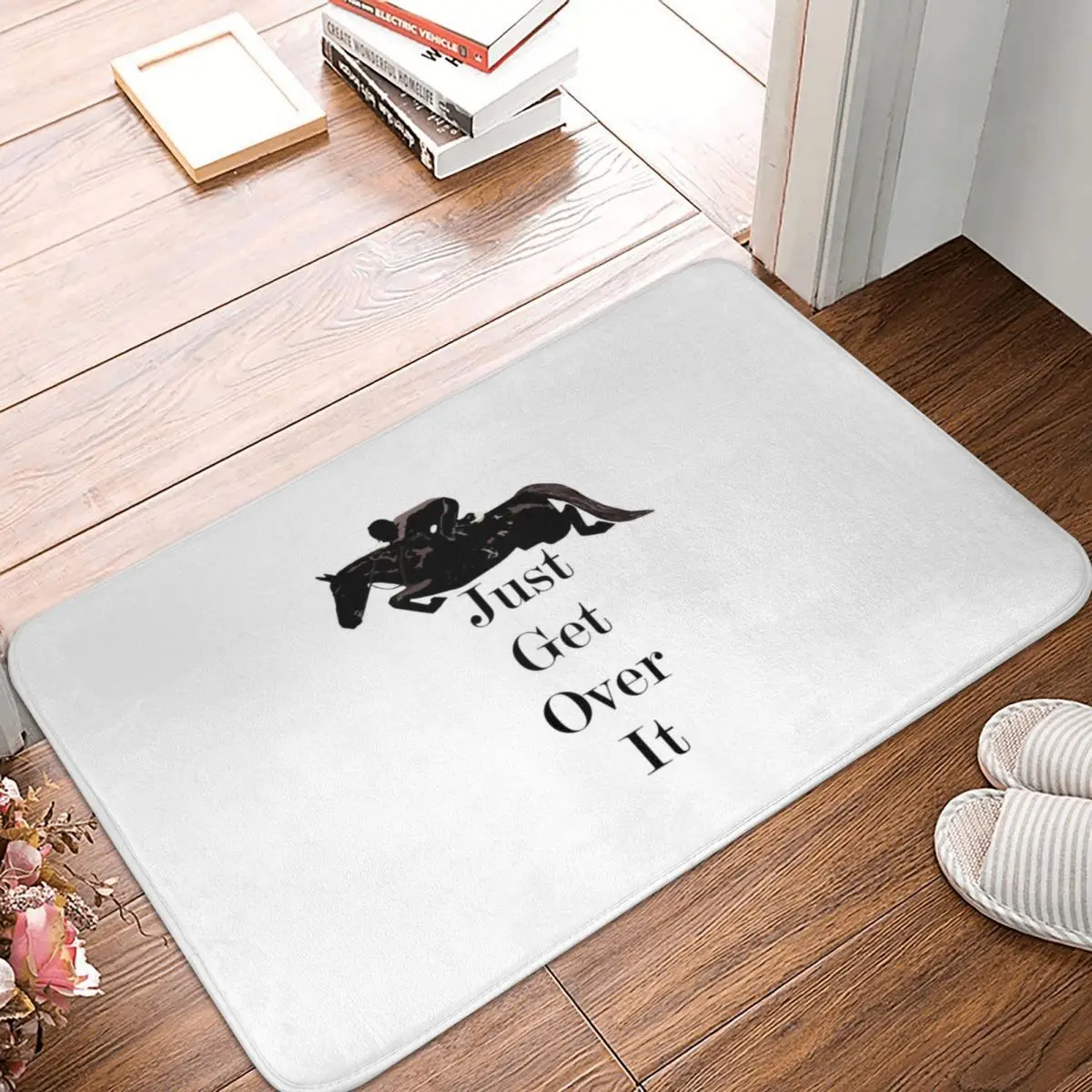 

Just Get Over It Doormat Carpet Mat Rug Polyester PVC Non-Slip Floor Decor Bath Bathroom Kitchen Bedroom 40*60