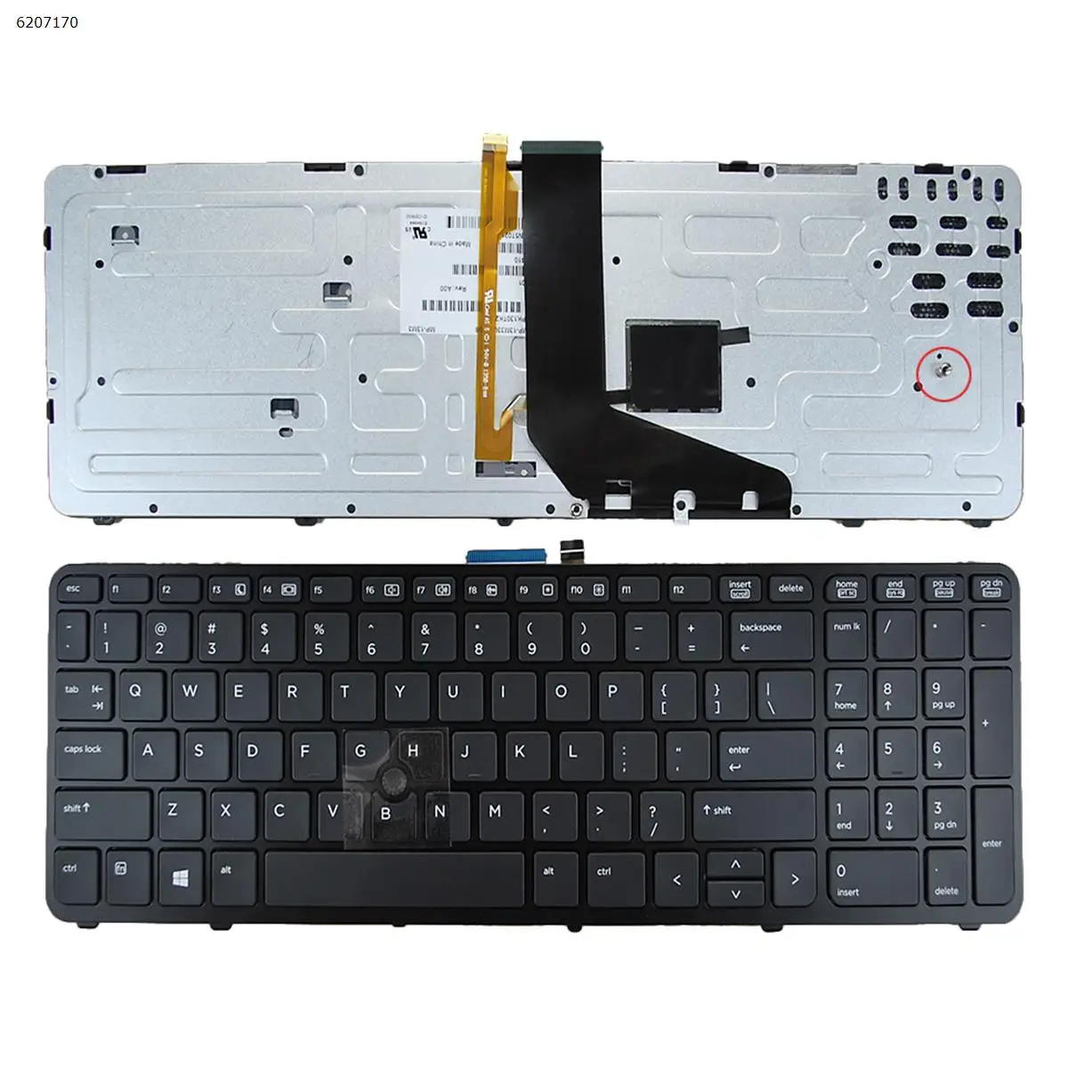

QWERTY США новая сменная Клавиатура для ноутбука HP ZBook 15 G1 17 G1 15 G2 17 G2 черная с указателем
