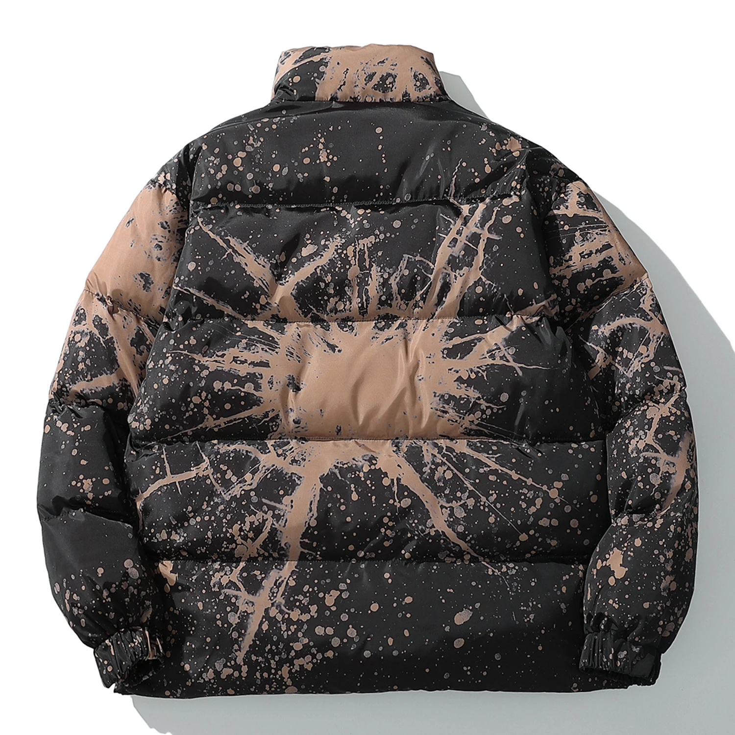 В стиле хип-хоп с рисунком Куртка граффити парка для мужчин в Харадзюку уличная