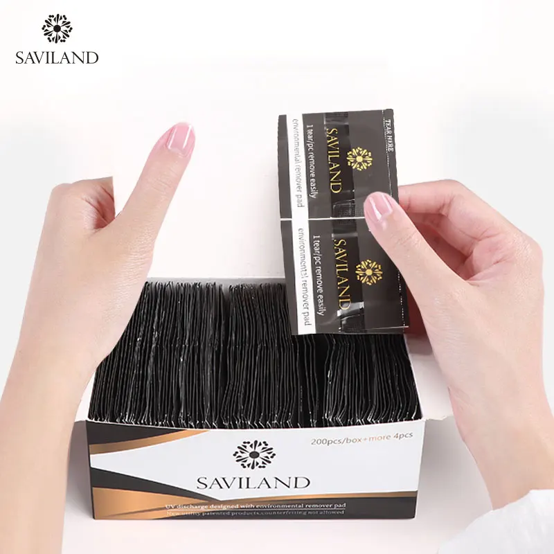 Saviland, 200 шт., инструмент для снятия гель-лака с ногтей, обертывания, Гель-лак для ногтей, замачивание, удаление, маникюр, искусство, легкое очищение, инструменты для удаления ногтей