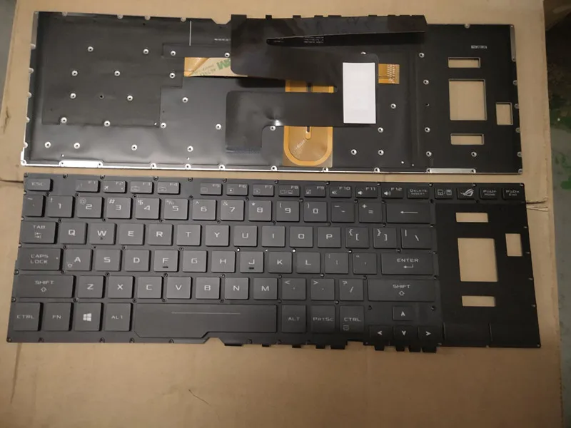 Для Asus ROG Zephyrus GX501 GX501VS GX501VSK Клавиатура для ноутбука США с подсветкой | Компьютеры и