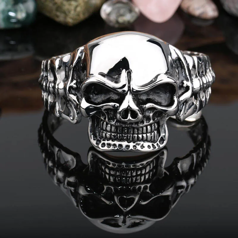 Мужской браслет из титановой стали в стиле ретро | Украшения и аксессуары