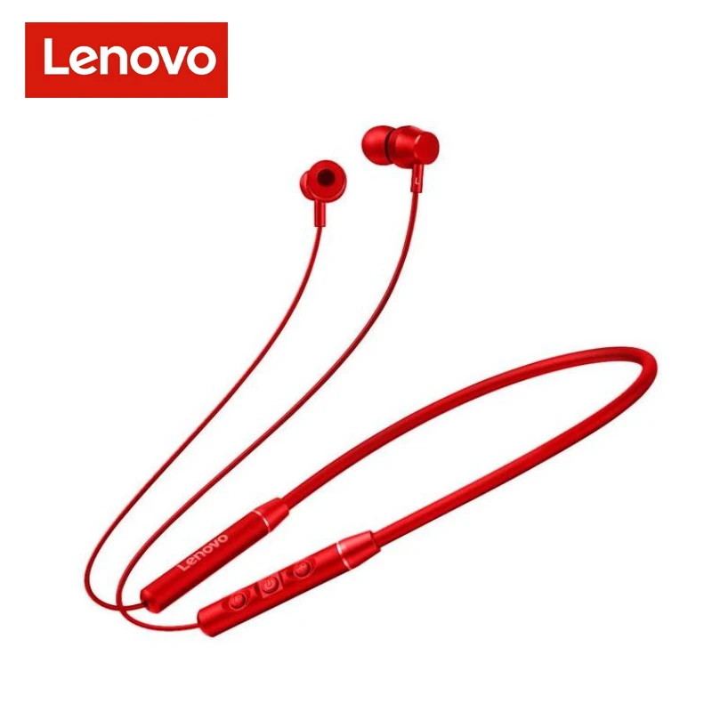 

Lenovo QE03 HIFI Stereo Headset Wireless Bluetooth Headphone Magnetic Neckband Earphone Sport Earbuds Noise Cancelling With Mic