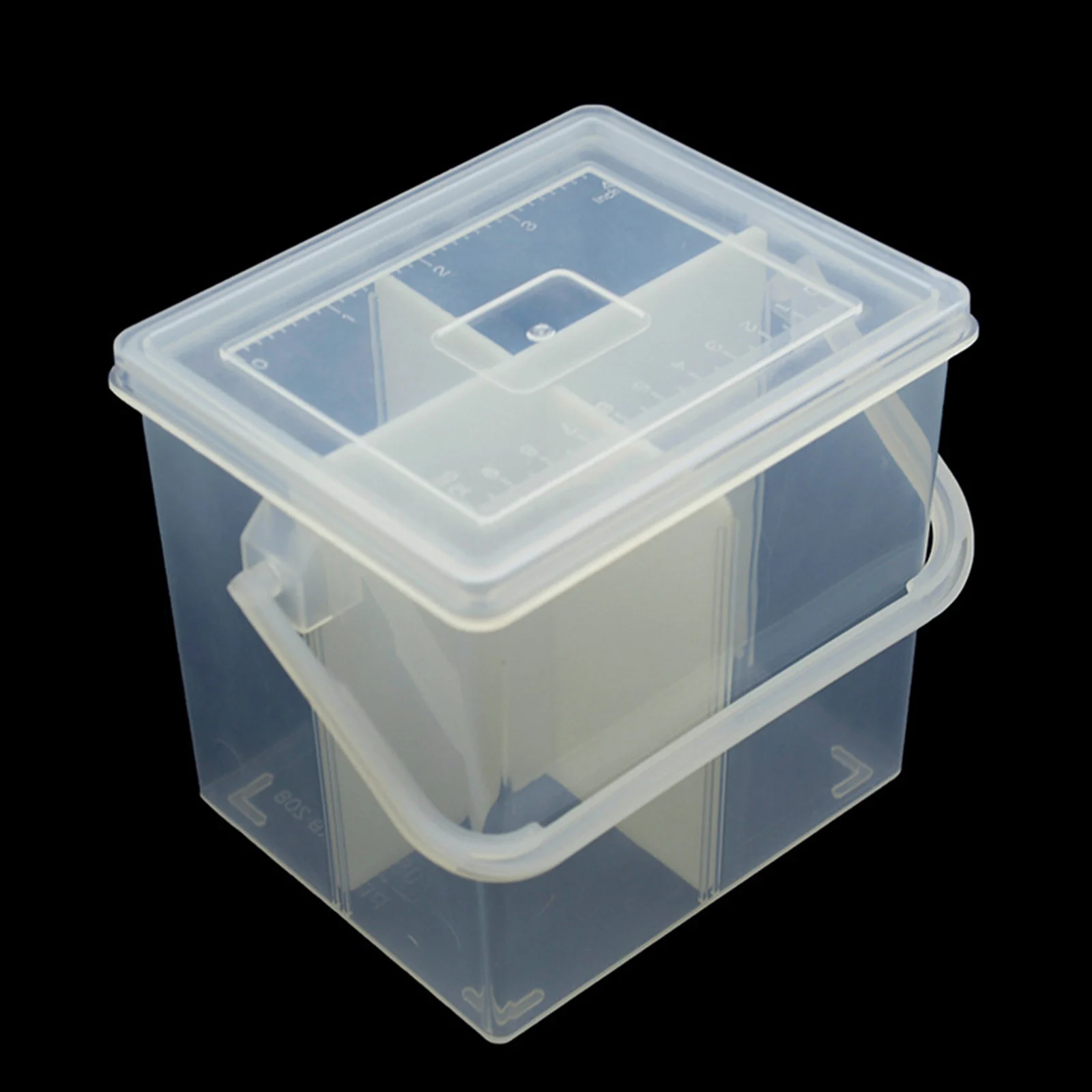 

Clear Plastic Storage Box Embroidery Sewing Craft Durable Thread Cross Stitch Container Empty Case Holder Sorting Organizer
