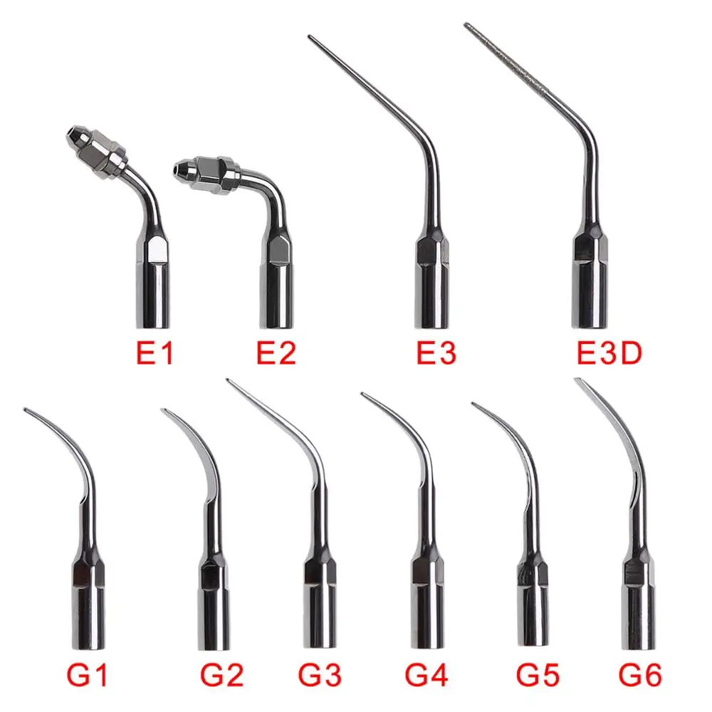 

5 шт. стоматологический ультразвуковой скалер Endo Tips E1/E2/E3/E3D /G1/G2/G3/G4/G5/G6 подходит для EMS наконечника SKYSEA