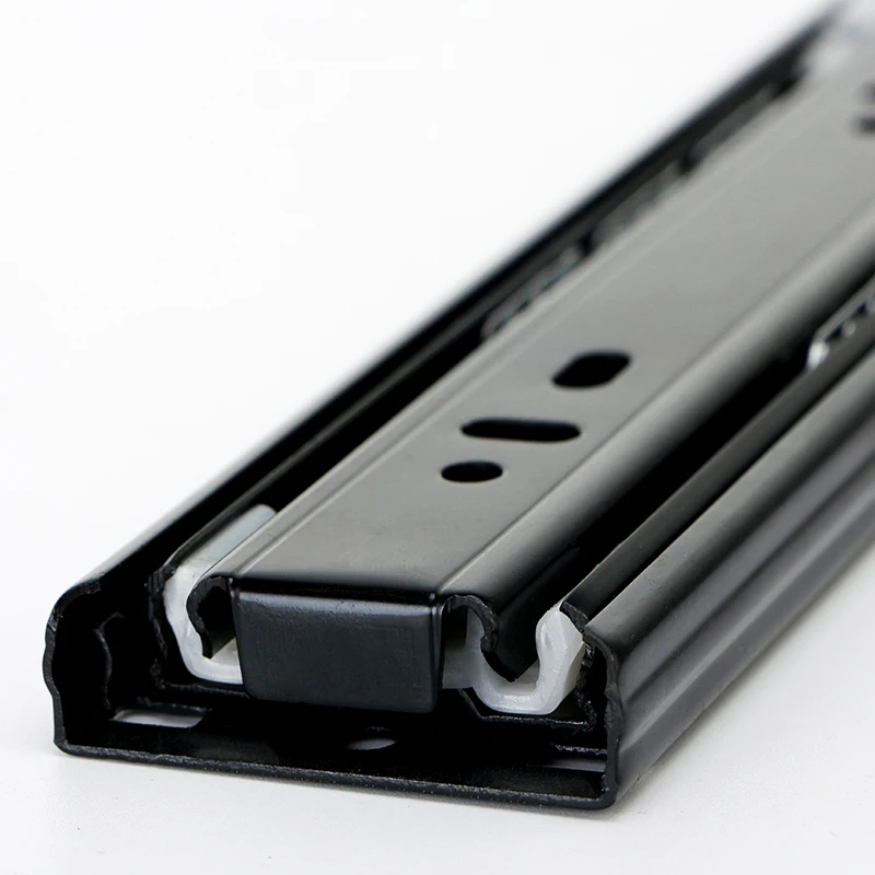 Металлическая направляющая BETOCI черная Бесшумная для ящиков мягкое закрытие