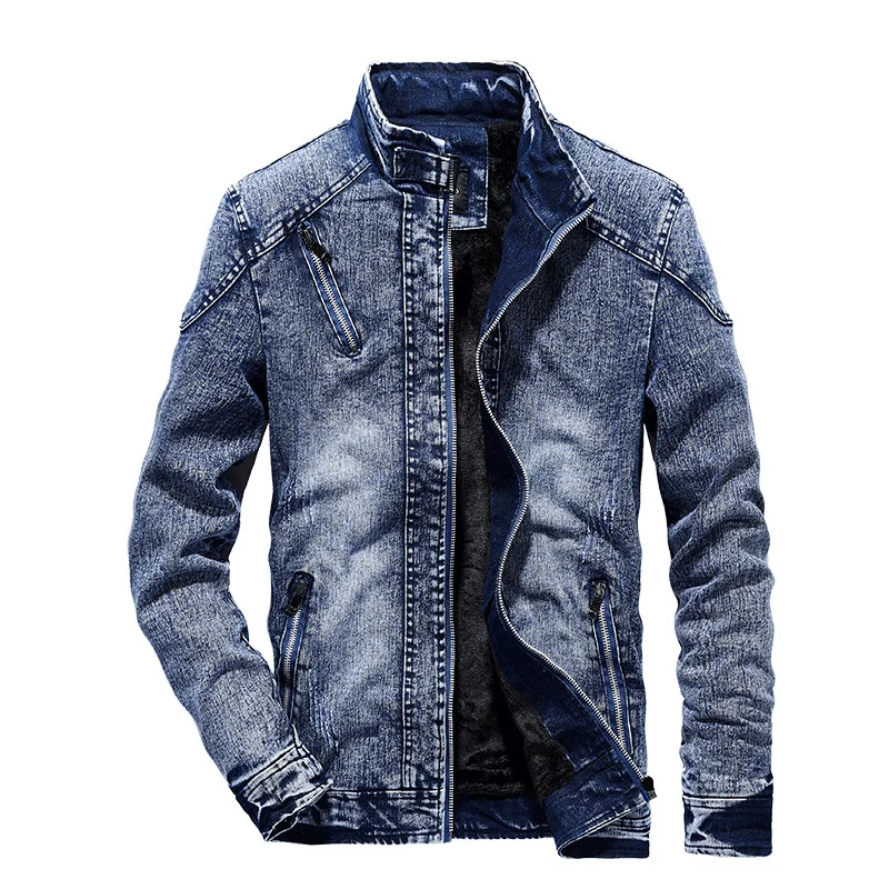 

Denim jacket men's spring and autumn loose large clothes Korean fashion jacket men's Denim