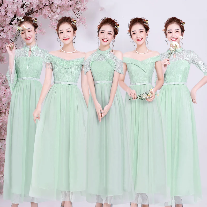 Бургундское платье подружки невесты размера плюс из тюля Vestido Azul Marino элегантное