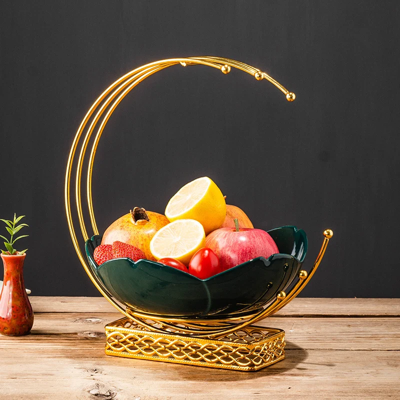 

Тарелка для фруктов, Современный Высококачественный чайный столик для гостиной, домашняя тарелка для сладостей, индивидуальная Мода