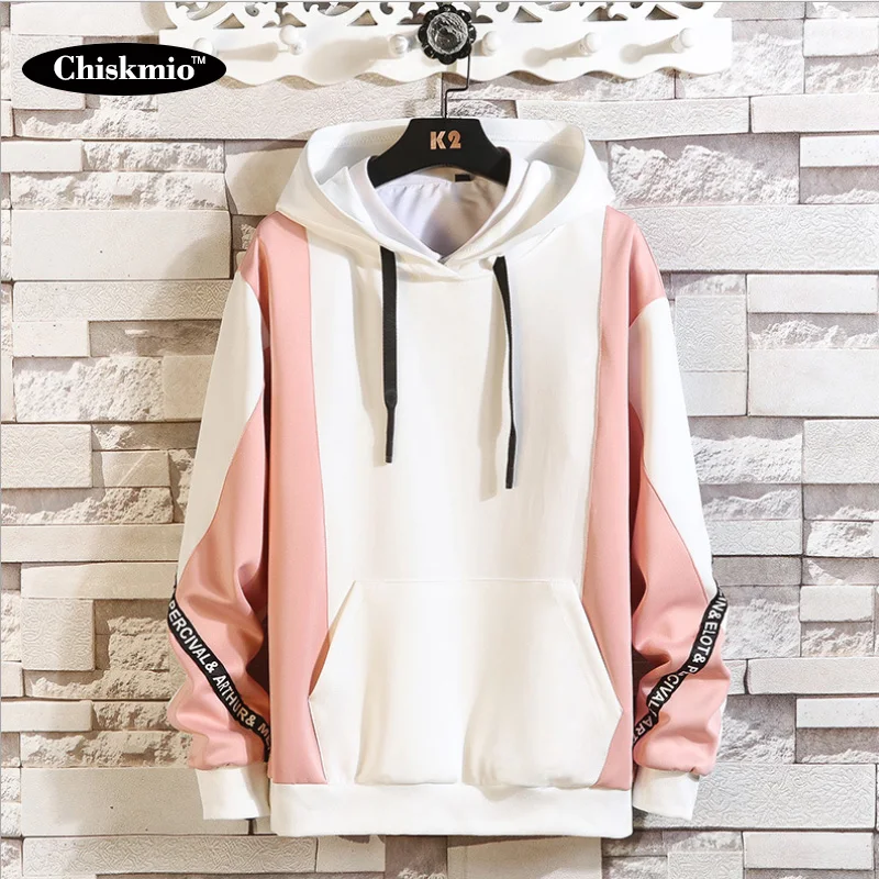 Женская толстовка с капюшоном Chiskmio цветной пуловер в стиле пэчворк Женский