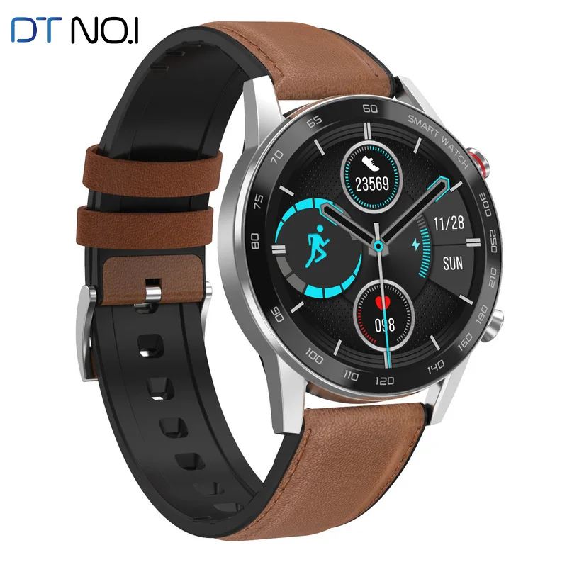 DT NO.1 DT95 Смарт часы Для мужчин 360*360 Пиксели Полный Круглый Экран ЭКГ Smartwatch IP67