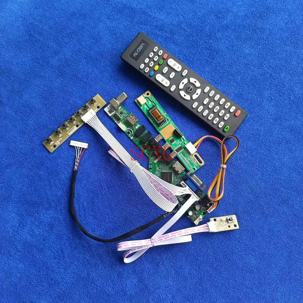 

Плата драйвера для ЖК-матрицы Kit1CCFL LVDS 20 Pin Fit LTD141EA9F/LTD141ECEF/LTM14C433E 1024*768 аналоговый сигнал HDMI-совместимый USB VGA