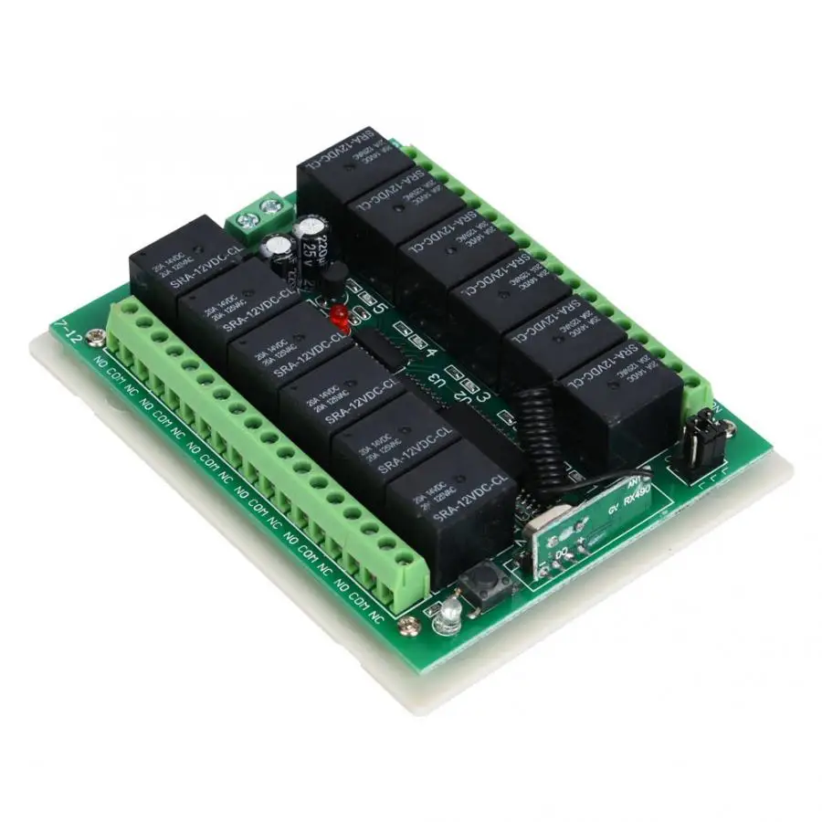 12 каналов дистанционное управление реле беспроводной с приемником печатной