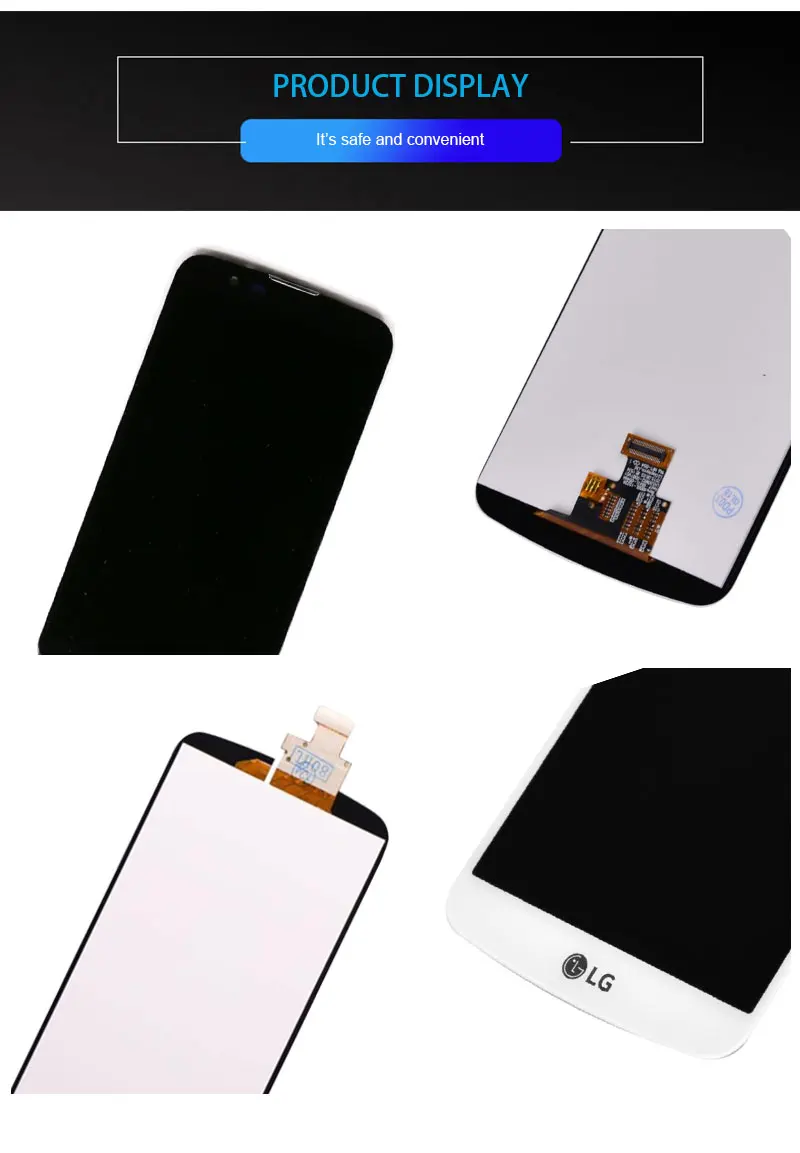 Для LG K10 LTE K420N K430 ЖК-дисплей с кодирующий преобразователь сенсорного экрана в сборе для K10TV K420TV