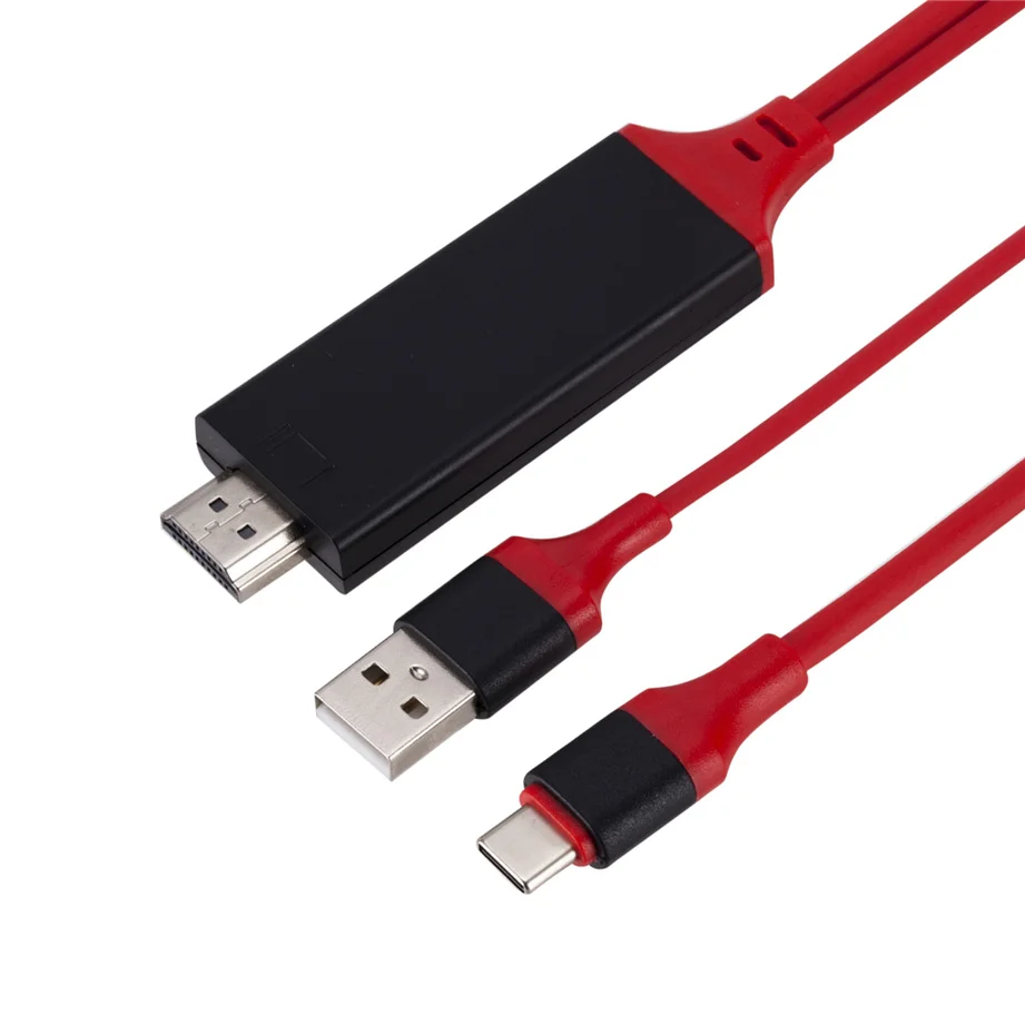 Кабель-адаптер USB C-HDMI совместимый с 3 1 к HDMI кабели-адаптеры 4K для MacBook Samsung Galaxy S9/S8