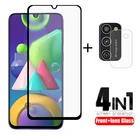 4-в-1 для Samsung Galaxy M21 стекло для Samsung M31 закаленное стекло для Samsung A51 A71 A01 A31 A10 A30 A50 S M21 M31 стекло объектива