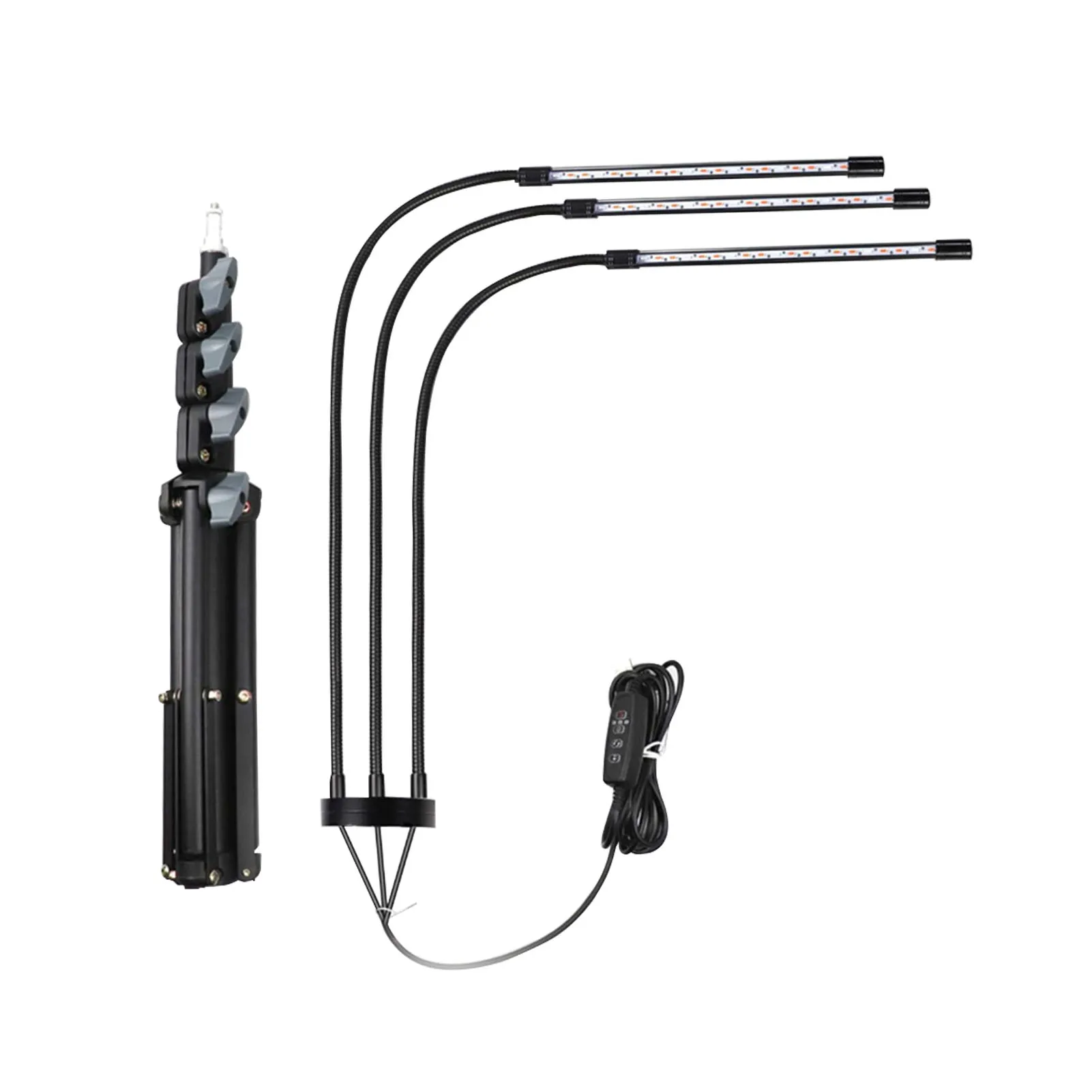 

Seedlings Adjustable Tripod Rotatable Floor Dimming Timing Indoor Easy Use With Stand Plant Grow Light Flower Phytolamp Led