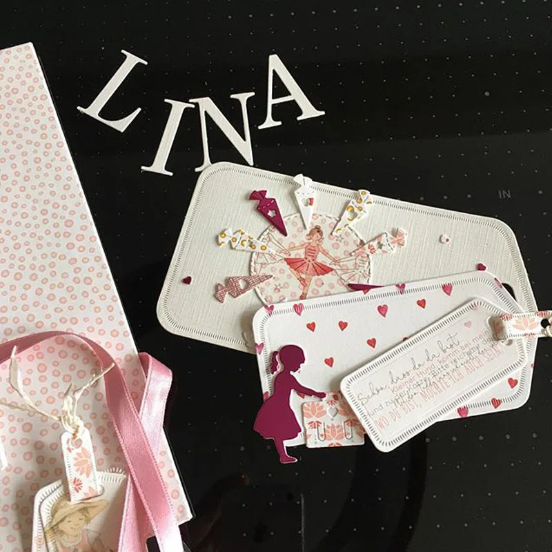 Немецкая детская одежда облако лотоса луна резные штампы DIY ремесла открытка