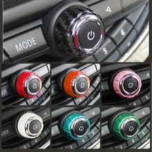 Bouton de réglage de l'autoradio, coque décorative pour MINI COOPER F54 F55 F56, autocollants, accessoires de voiture, style de Modification intérieure