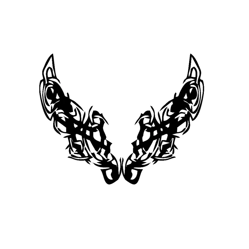 Красивые Крылья Ангела демона птицы для Авто/бампера/окна виниловая наклейка