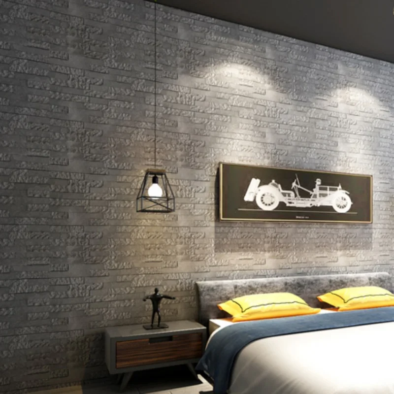 Водостойкие 3D панели из искусственного кирпича самоклеящиеся обои пенопласта