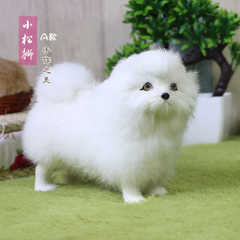 Имитация животных собака украшение мягкое плюшевая игрушка Chow животные образец