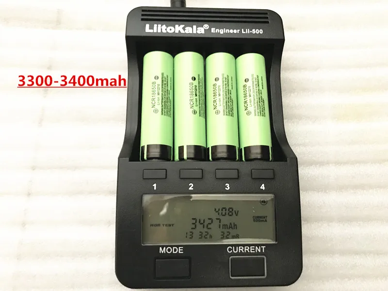 100% Brand New 18650 Battery 3.7V 3400mAh NCR18650B Rechargeable Lithium Battery for Flashlights with Special Battery and Tip image 5